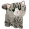 First and Main 7" Fluffles Gray Striped Kitten Plush